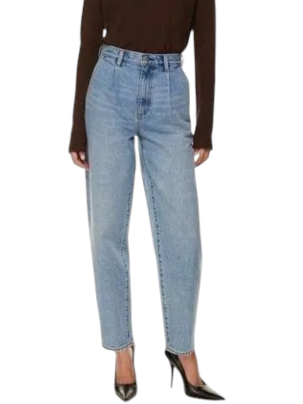 Aritzia Denim Forum The Luanne High Rise Tapered 30L Light Wash Women’s Size 29